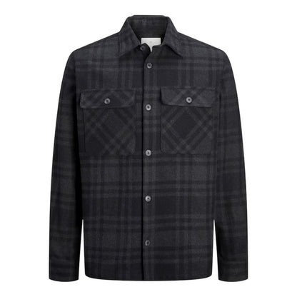 Black Beauty - Front - Jack And Jones Mens Raymond Shacket