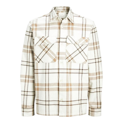 Cloud Dancer - Front - Jack And Jones Mens Raymond Shacket
