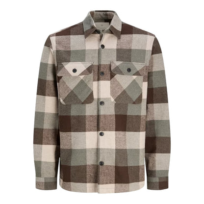 Agave Green - Front - Jack And Jones Mens Raymond Shacket