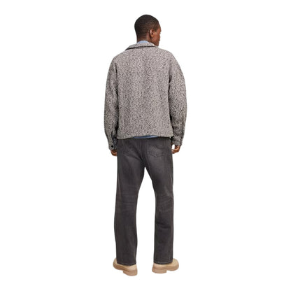 Chocolate - Back - Jack And Jones Mens Relaxed Fit Winter Overshirt