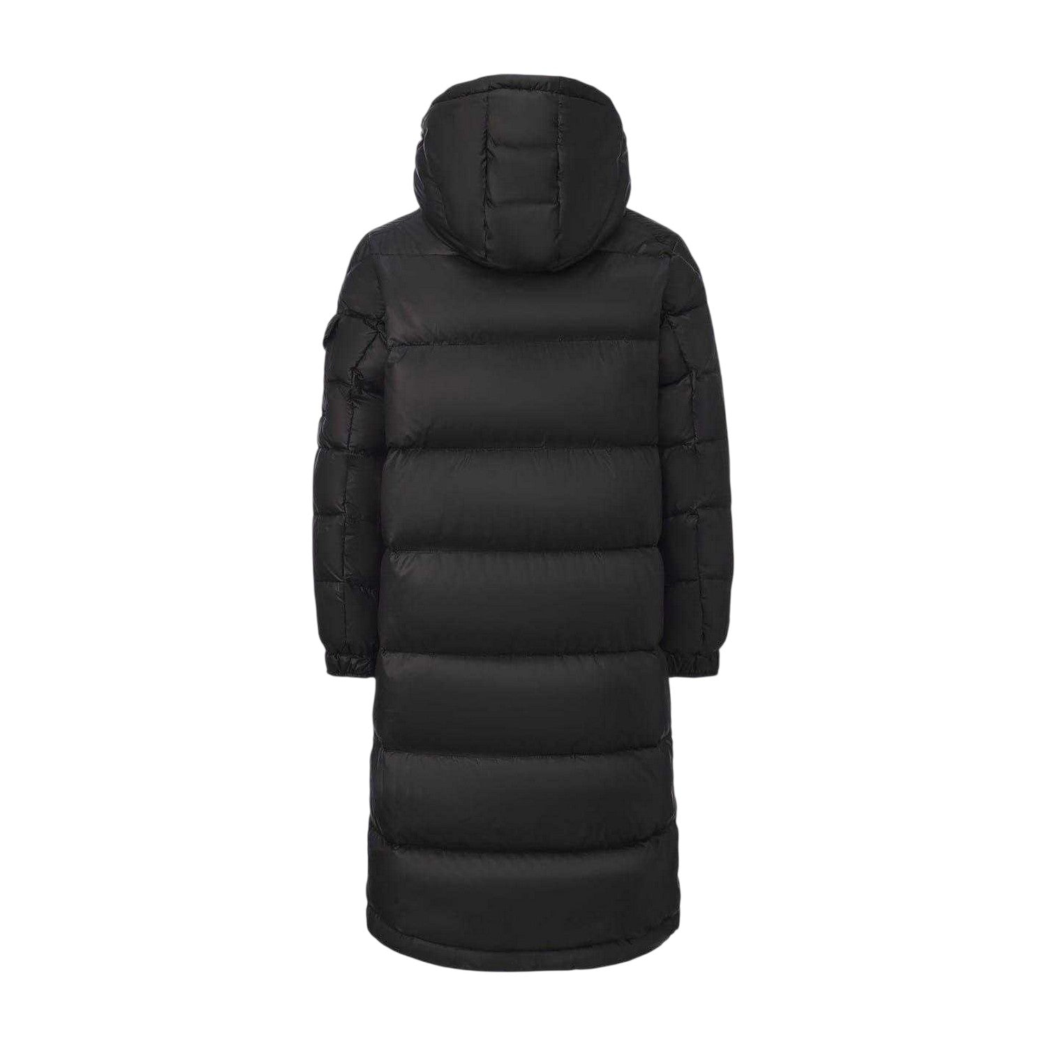 Black - Back - Firetrap Womens-Ladies Long Down Filled Puffer Jacket