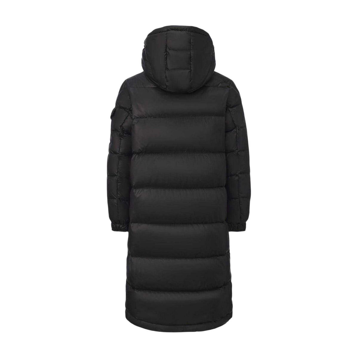 Black - Back - Firetrap Womens-Ladies Long Down Filled Puffer Jacket