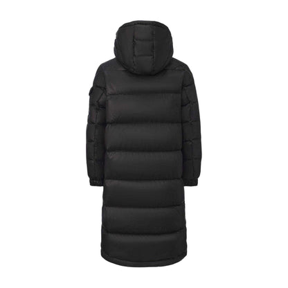 Black - Back - Firetrap Womens-Ladies Long Down Filled Puffer Jacket