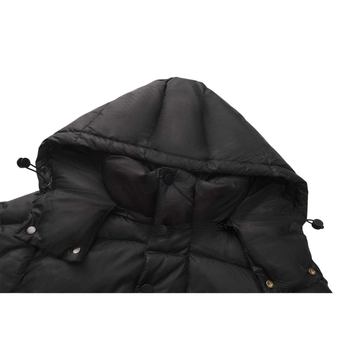 Black - Side - Firetrap Womens-Ladies Long Down Filled Puffer Jacket