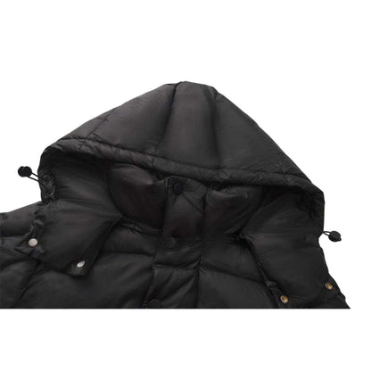 Black - Side - Firetrap Womens-Ladies Long Down Filled Puffer Jacket