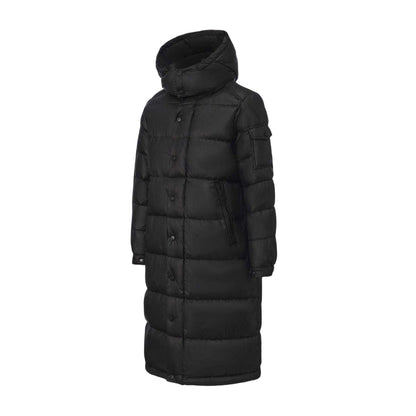 Black - Front - Firetrap Womens-Ladies Long Down Filled Puffer Jacket