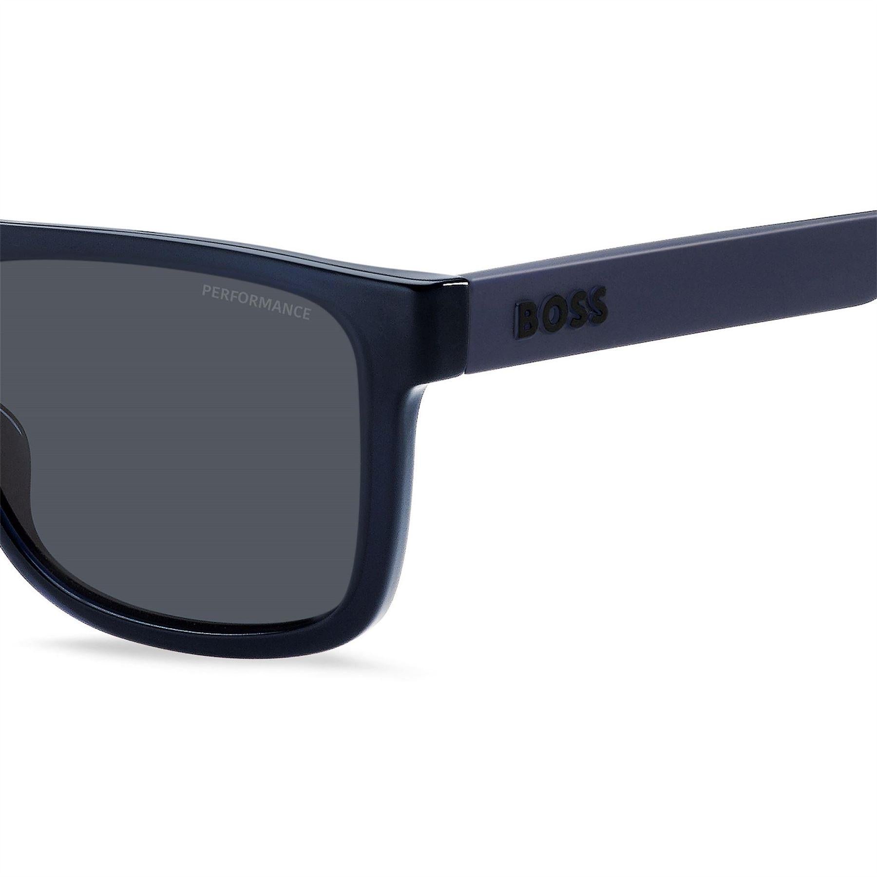 Blue - Lifestyle - Boss Mens Rectangular Sunglasses
