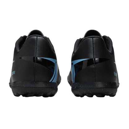 Black-Blue - Back - Nike Childrens-Kids Vapor Ribbed Synthetic Football Astro Turf Trainers