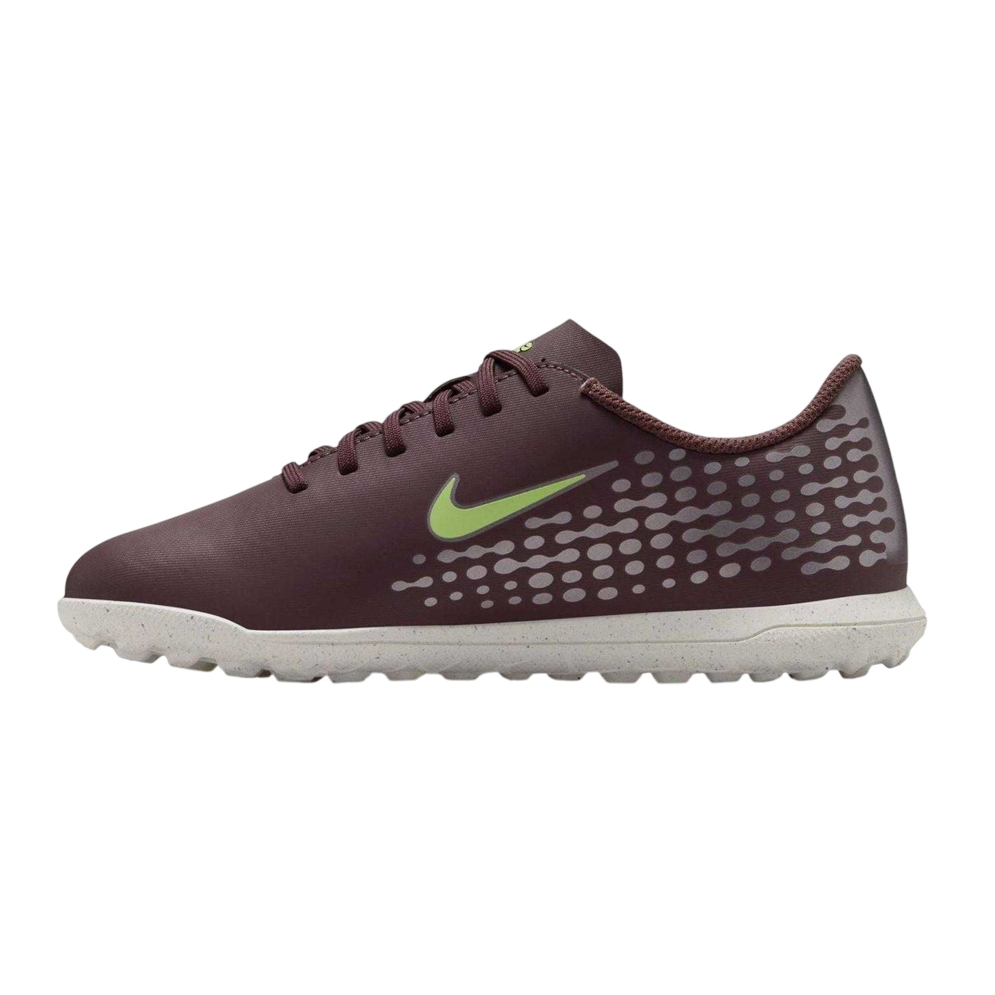 Plum Pink-Silver Pink - Back - Nike Childrens-Kids Vapor Ribbed Synthetic Football Astro Turf Trainers