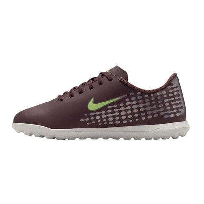 Plum Pink-Silver Pink - Back - Nike Childrens-Kids Vapor Ribbed Synthetic Football Astro Turf Trainers
