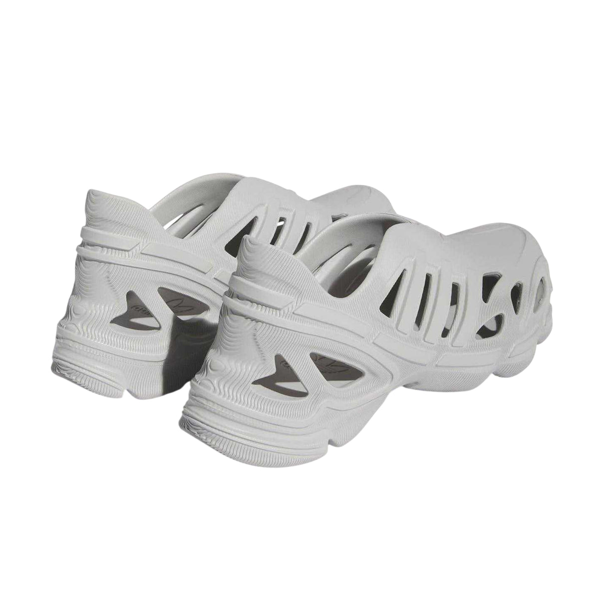 Grey - Back - Adidas Unisex Adult Adifom Supernova Chunky Heel Clogs