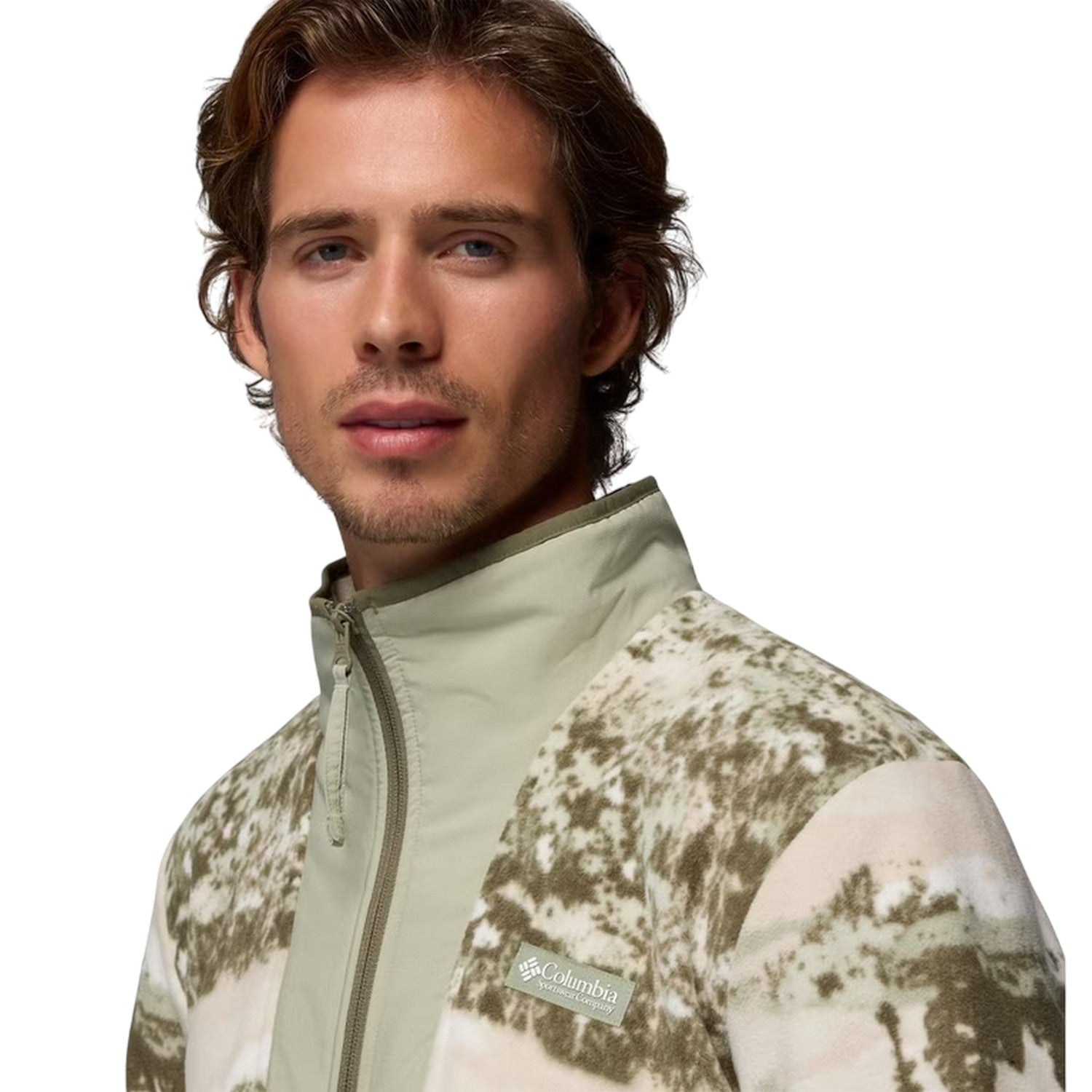 Safari Camo - Side - Columbia Mens Sequoia Fleece Jacket