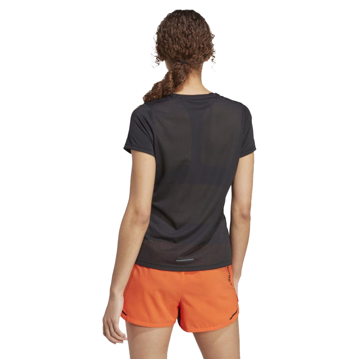 Black - Back - Adidas Womens-Ladies Terrex Agravic Trail Running T-Shirt