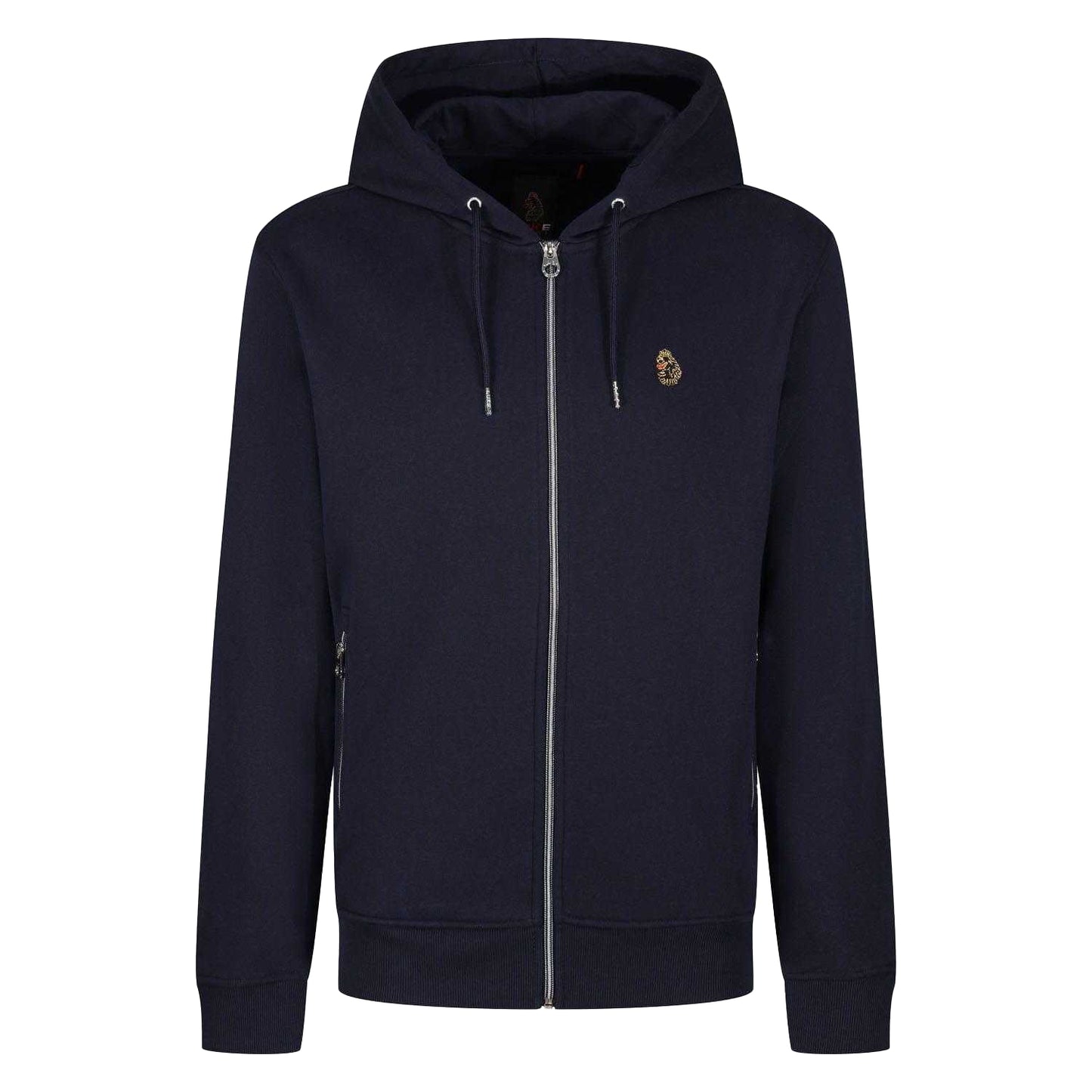 Navy - Front - Luke 1977 Mens Berlin 2 Full Zip Hoodie
