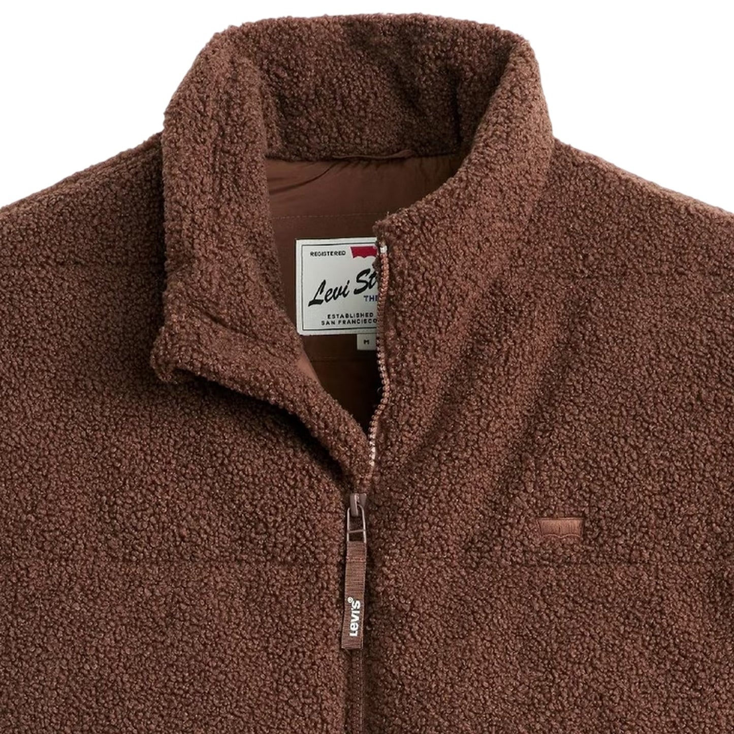 Brown - Side - Levis Mens Rocky Quilted Puffer Jacket