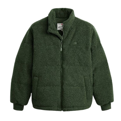 Green - Front - Levis Mens Rocky Quilted Puffer Jacket