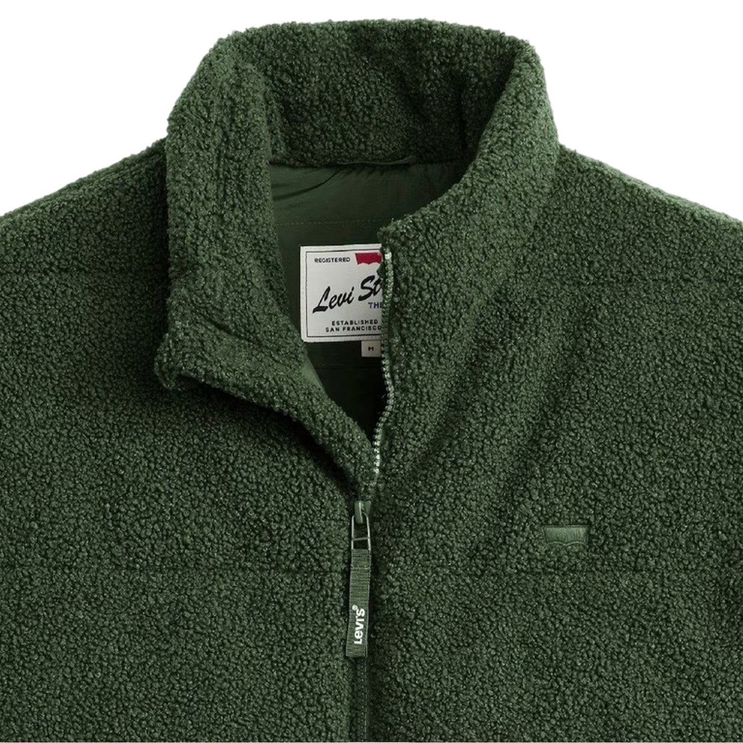Green - Back - Levis Mens Rocky Quilted Puffer Jacket