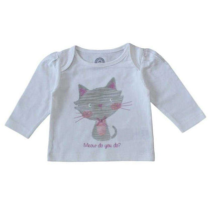 Pink - Back - Hello World Girls Top And Leggings Set