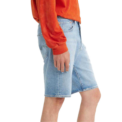 Light Blue - Side - Levis Mens 501 Millenium Original Shorts
