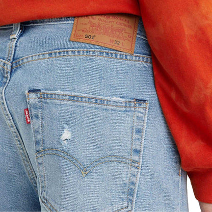 Light Blue - Lifestyle - Levis Mens 501 Millenium Original Shorts