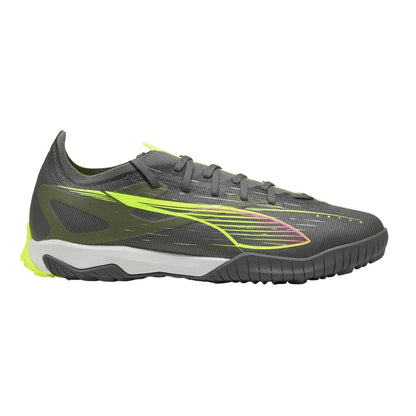 Matted Silver - Front - Puma Mens Ultra 5 Match Turf Training Football Boots