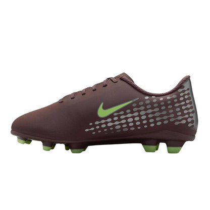 Plum Pink-Silver Pink - Side - Nike Childrens-Kids Vapor 16 Firm Ground Football Boots