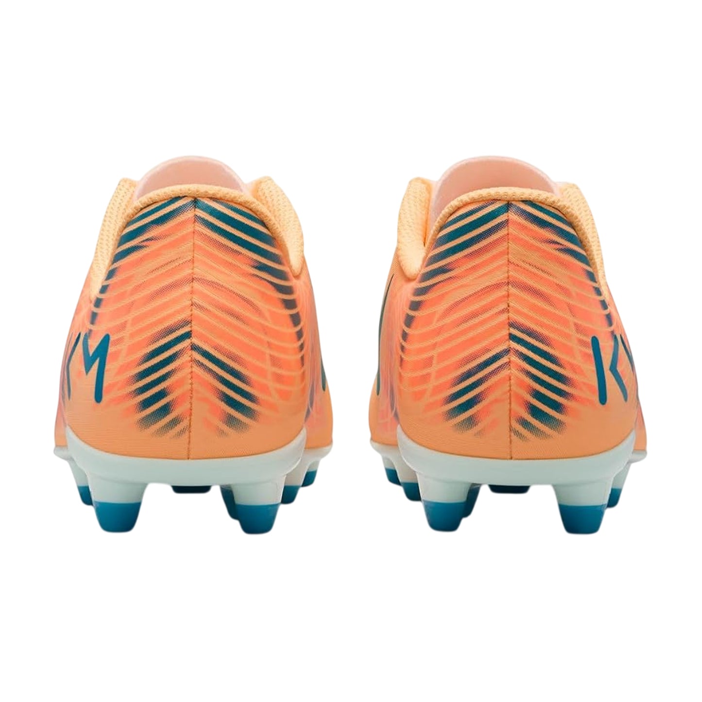 Orange-Melon - Back - Nike Childrens-Kids Vapor 16 Firm Ground Football Boots