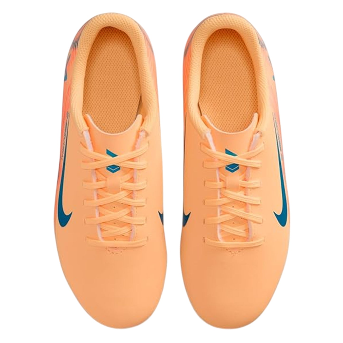 Orange-Melon - Side - Nike Childrens-Kids Vapor 16 Firm Ground Football Boots