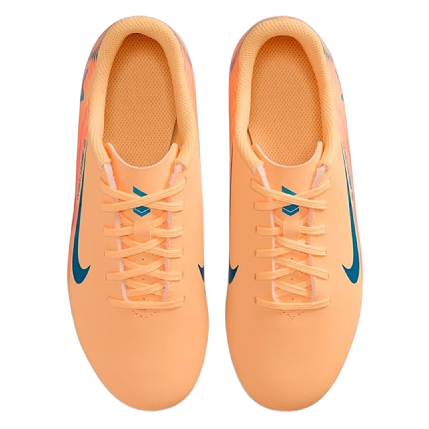 Orange-Melon - Side - Nike Childrens-Kids Vapor 16 Firm Ground Football Boots