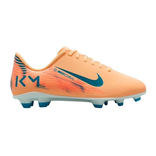Orange-Melon - Front - Nike Childrens-Kids Vapor 16 Firm Ground Football Boots
