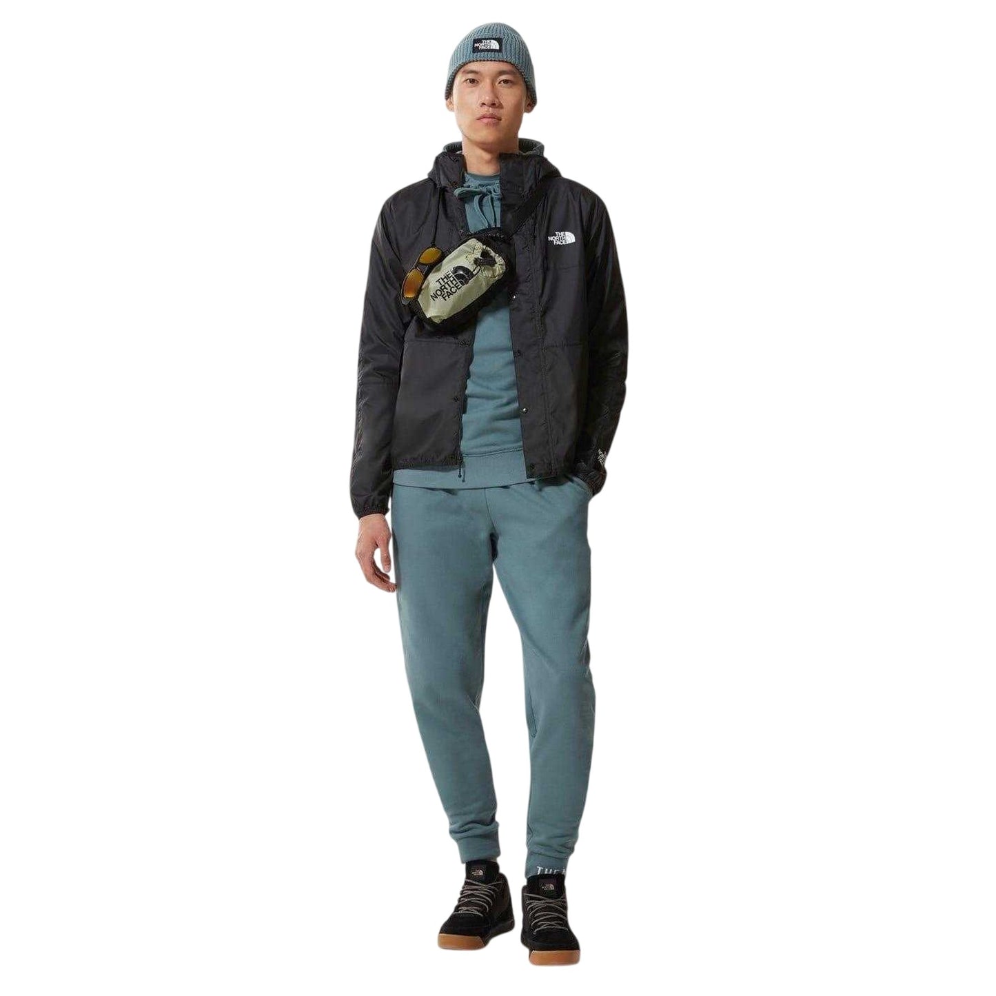 Black - Side - The North Face Mens Water Resistant Jacket