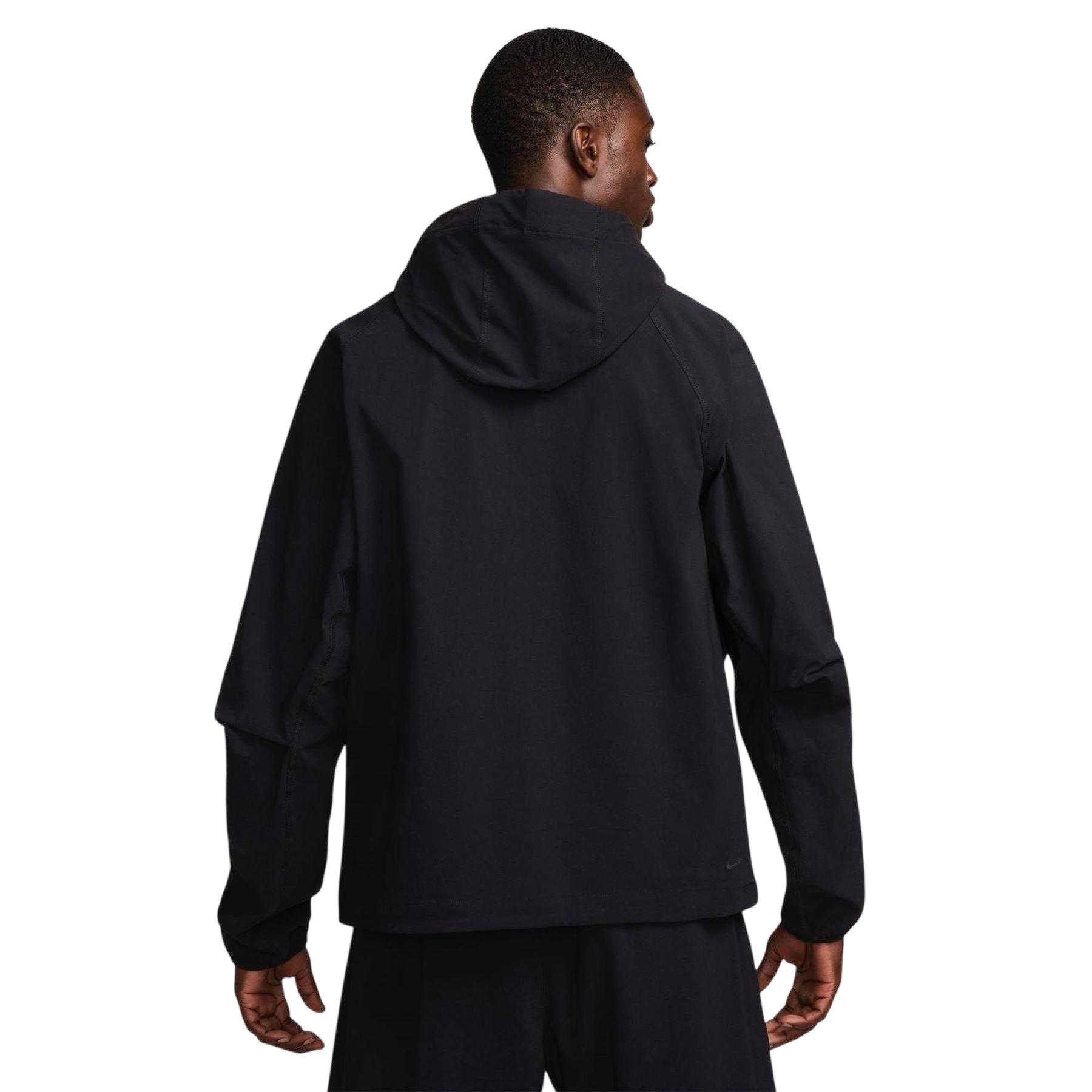 Black - Back - Nike Mens Tech Woven Hooded Jacket