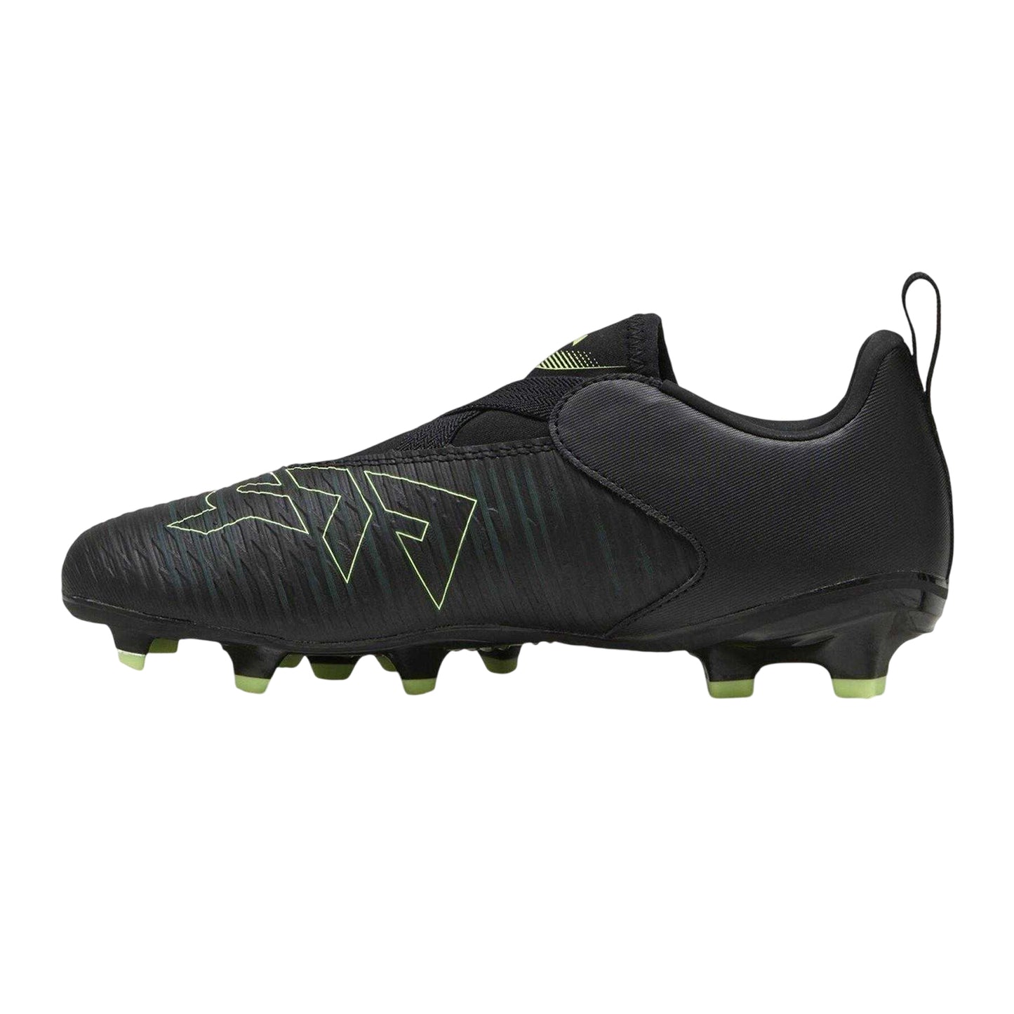 Black - Back - Puma Childrens-Kids Future 8 Match Firm Ground Football Boots