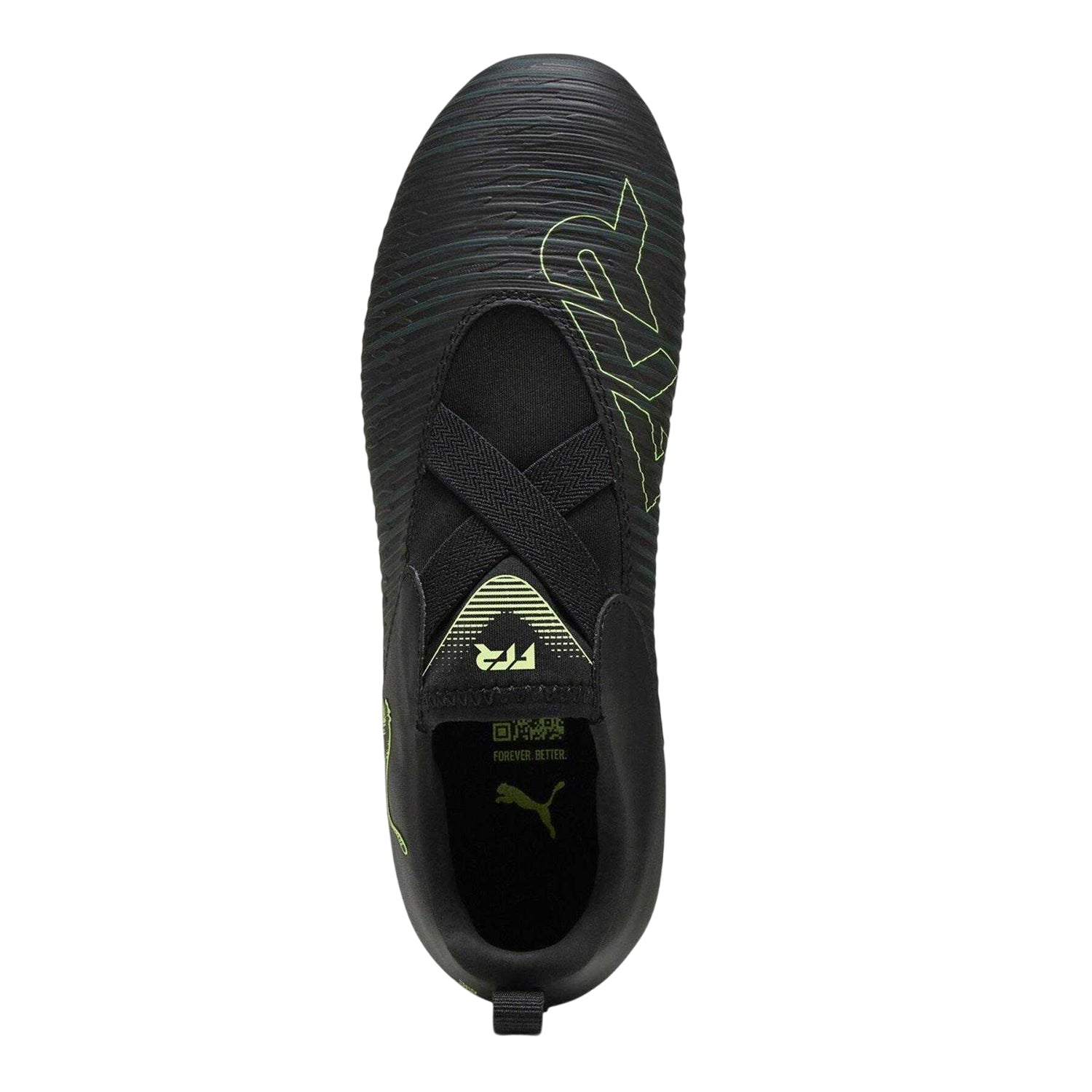 Black - Side - Puma Childrens-Kids Future 8 Match Firm Ground Football Boots