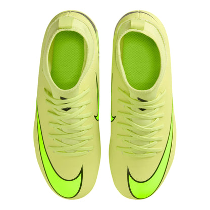 Volt-Crimson - Side - Nike Childrens-Kids Mercurial Firm Ground Football Boots