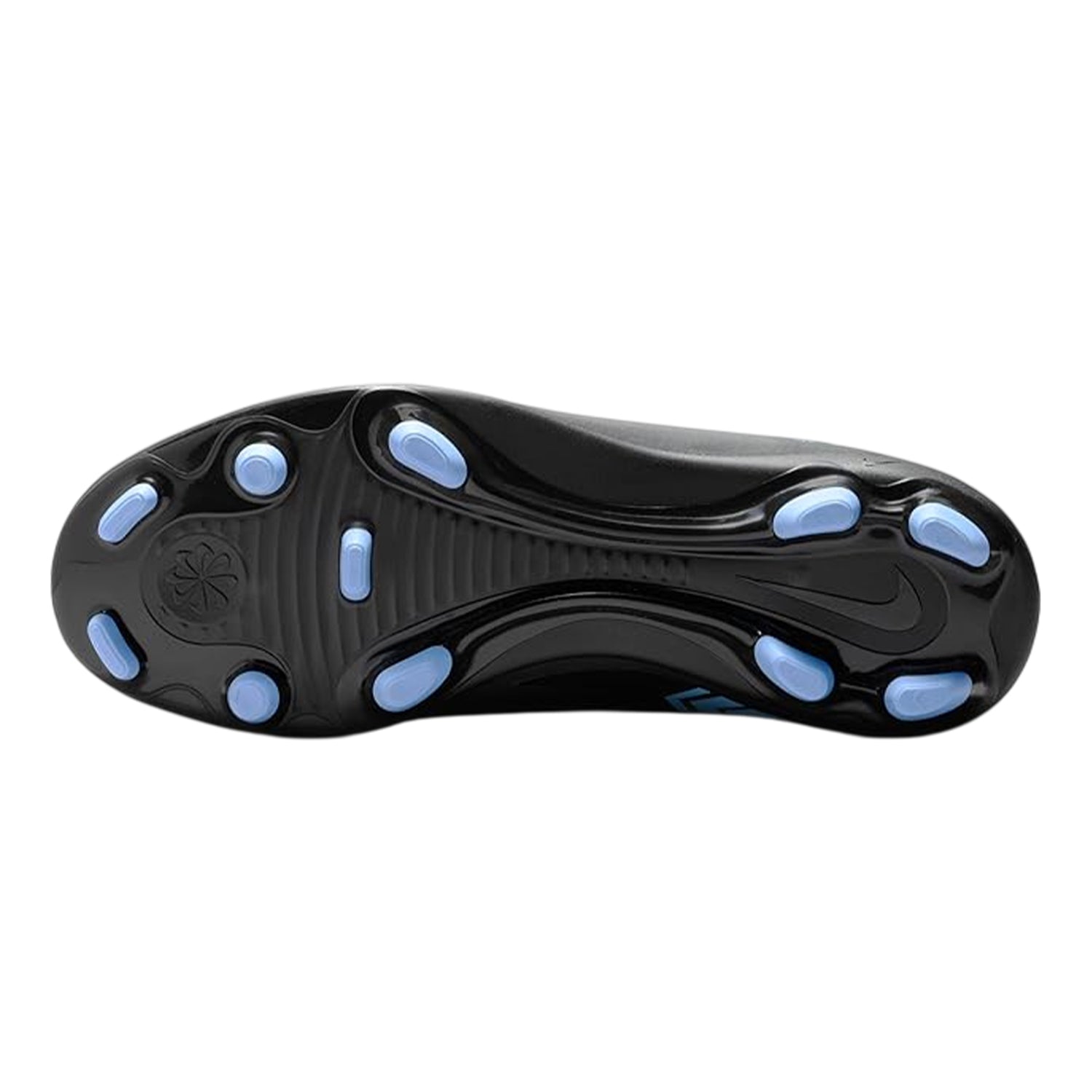 Black-Blue - Lifestyle - Nike Childrens-Kids Mercurial Firm Ground Football Boots