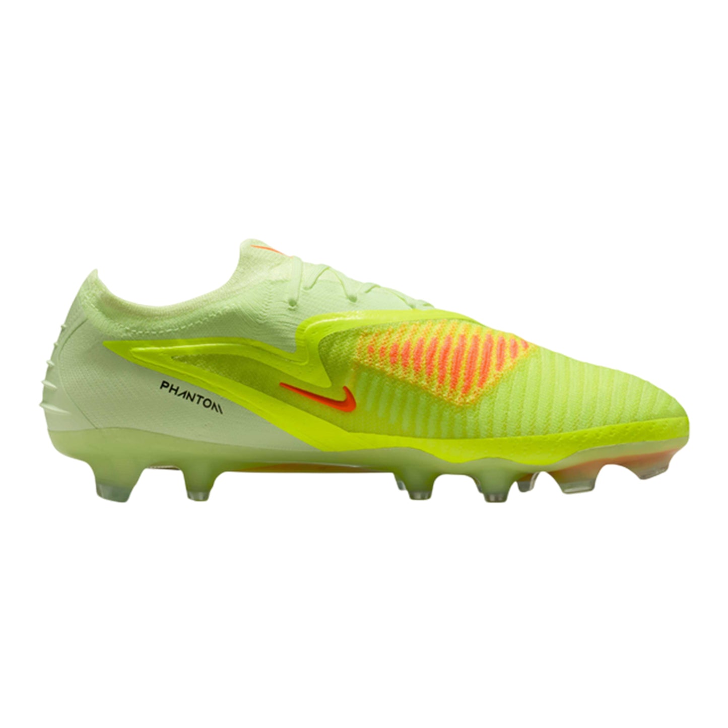 Orange-Melon - Front - Nike Childrens-Kids Mercurial Firm Ground Football Boots