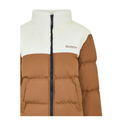 Brown - Side - NY Concept Mens Aspen Regular Puffer Jacket