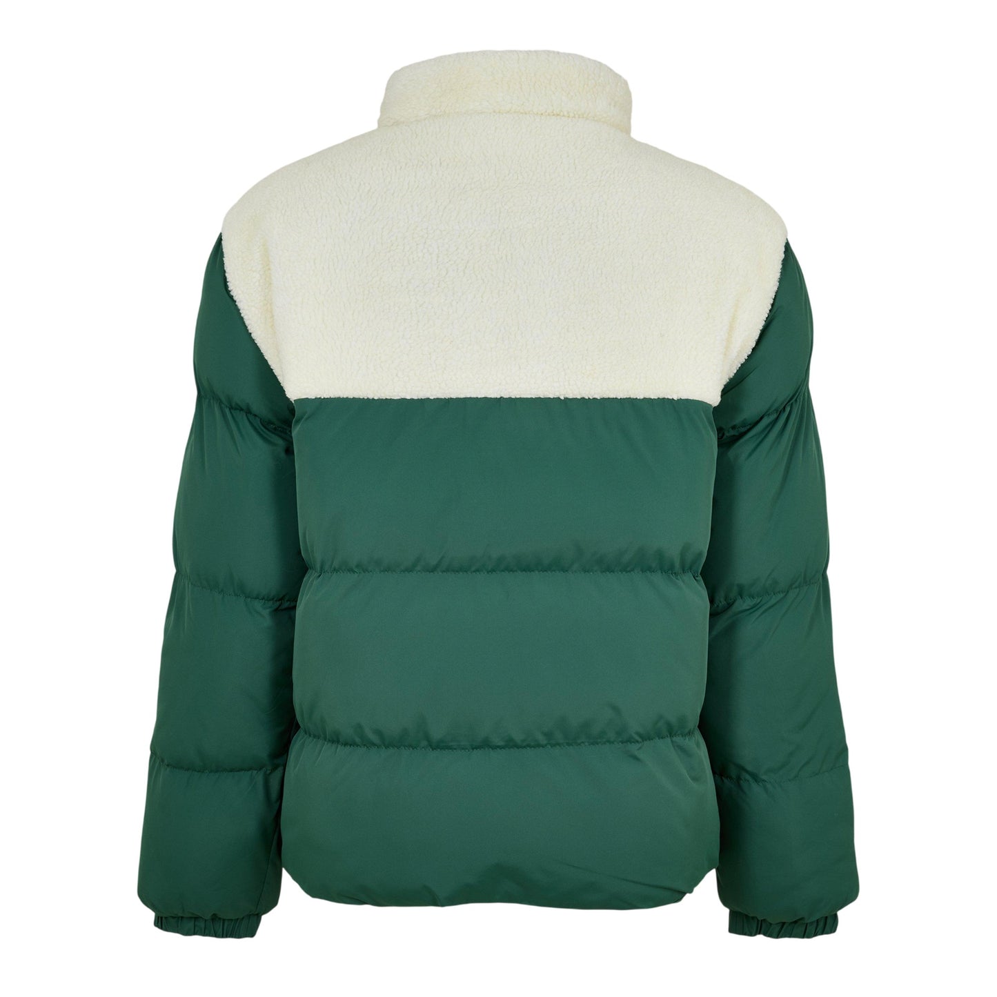 Green - Back - NY Concept Mens Aspen Regular Puffer Jacket