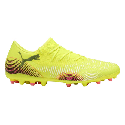 Yellow - Front - Puma Mens Future 8 Match Firm Ground Football Boots