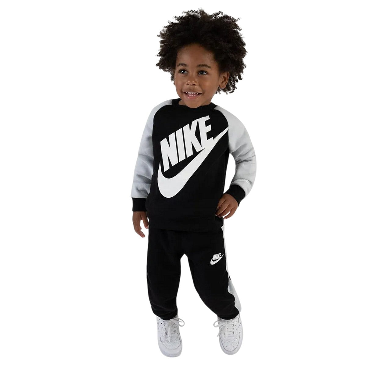 Black - Side - Nike Boys Futura Top & Bottom Set
