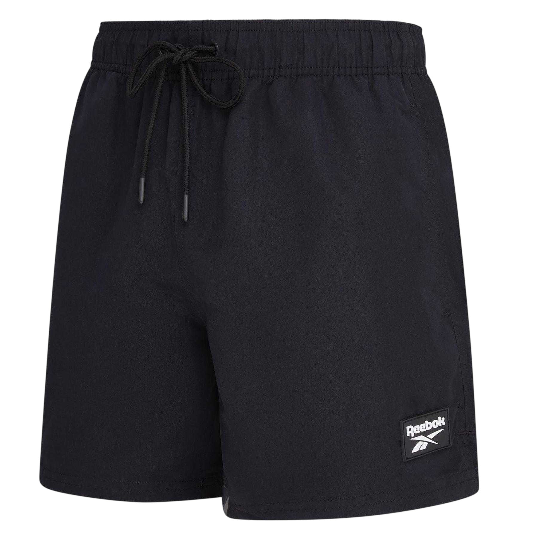 Black - Lifestyle - Reebok Mens Ace Swim Shorts