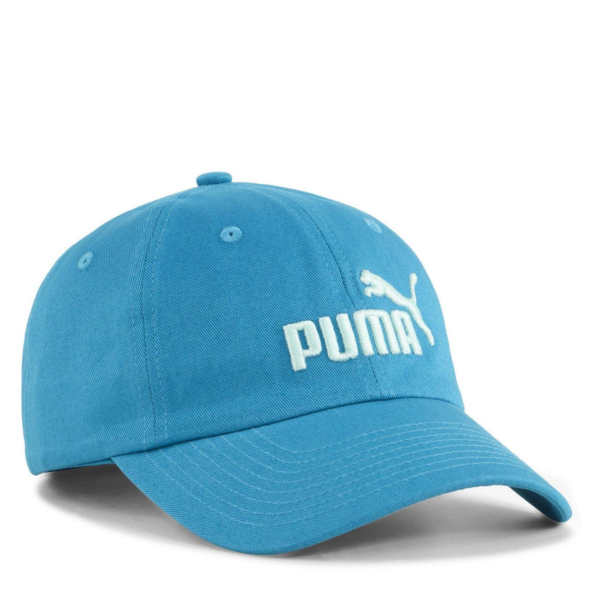 Tropical Blue - Front - Puma Childrens-Kids Logo Baseball Cap