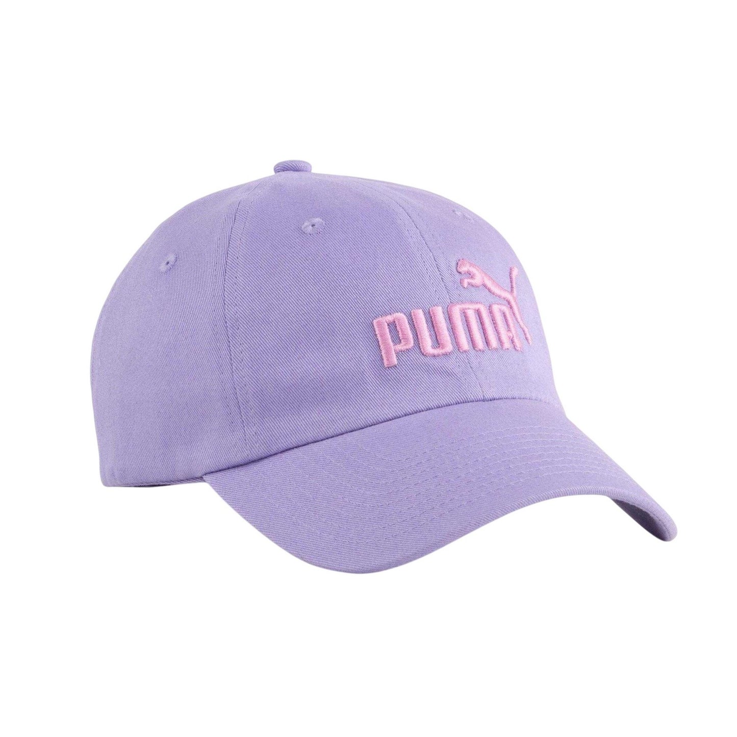 Lavender Purple - Front - Puma Childrens-Kids Logo Baseball Cap