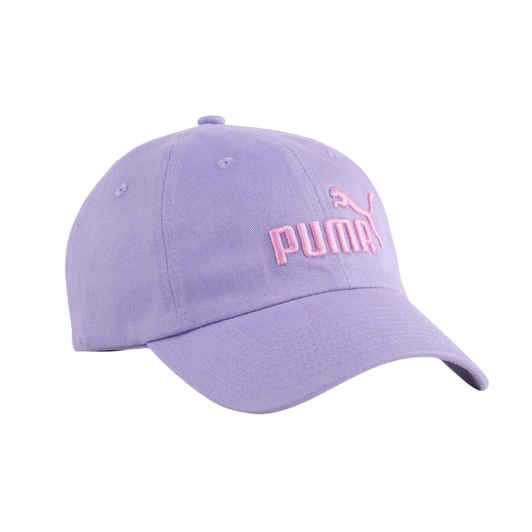 Lavender Purple - Front - Puma Childrens-Kids Logo Baseball Cap