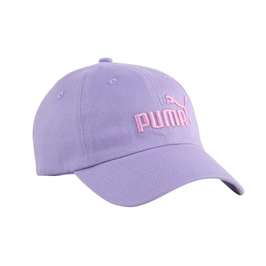 Lavender Purple - Front - Puma Childrens-Kids Logo Baseball Cap