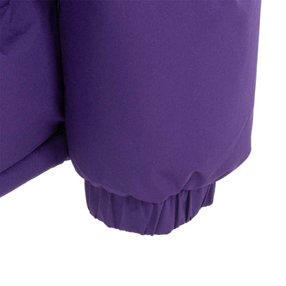 Purple - Lifestyle - Firetrap Mens Colour Block Corduroy Quilted Puffer Jacket
