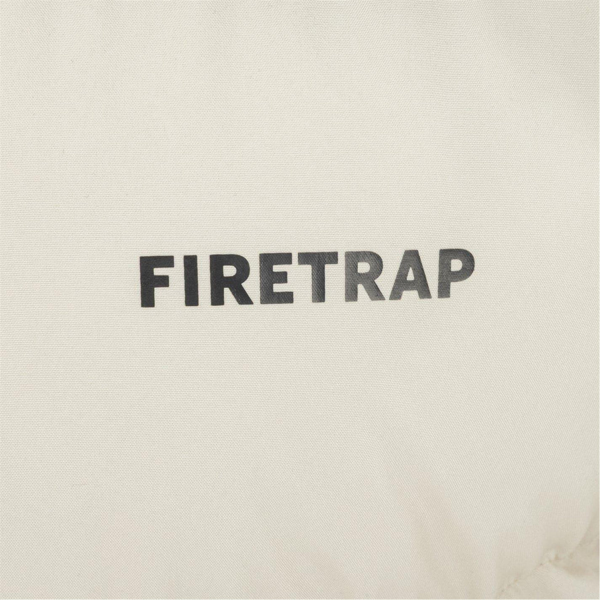 Beige - Pack Shot - Firetrap Mens Colour Block Corduroy Quilted Puffer Jacket