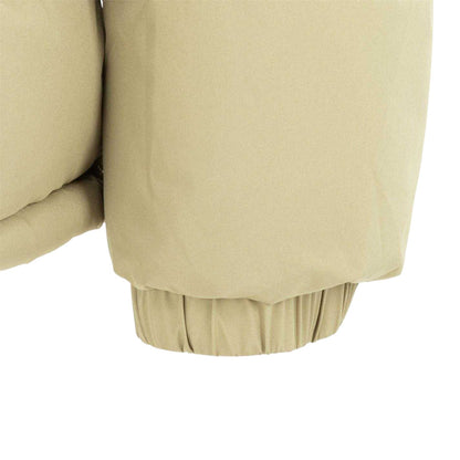 Light Khaki - Side - Firetrap Mens Colour Block Corduroy Quilted Puffer Jacket