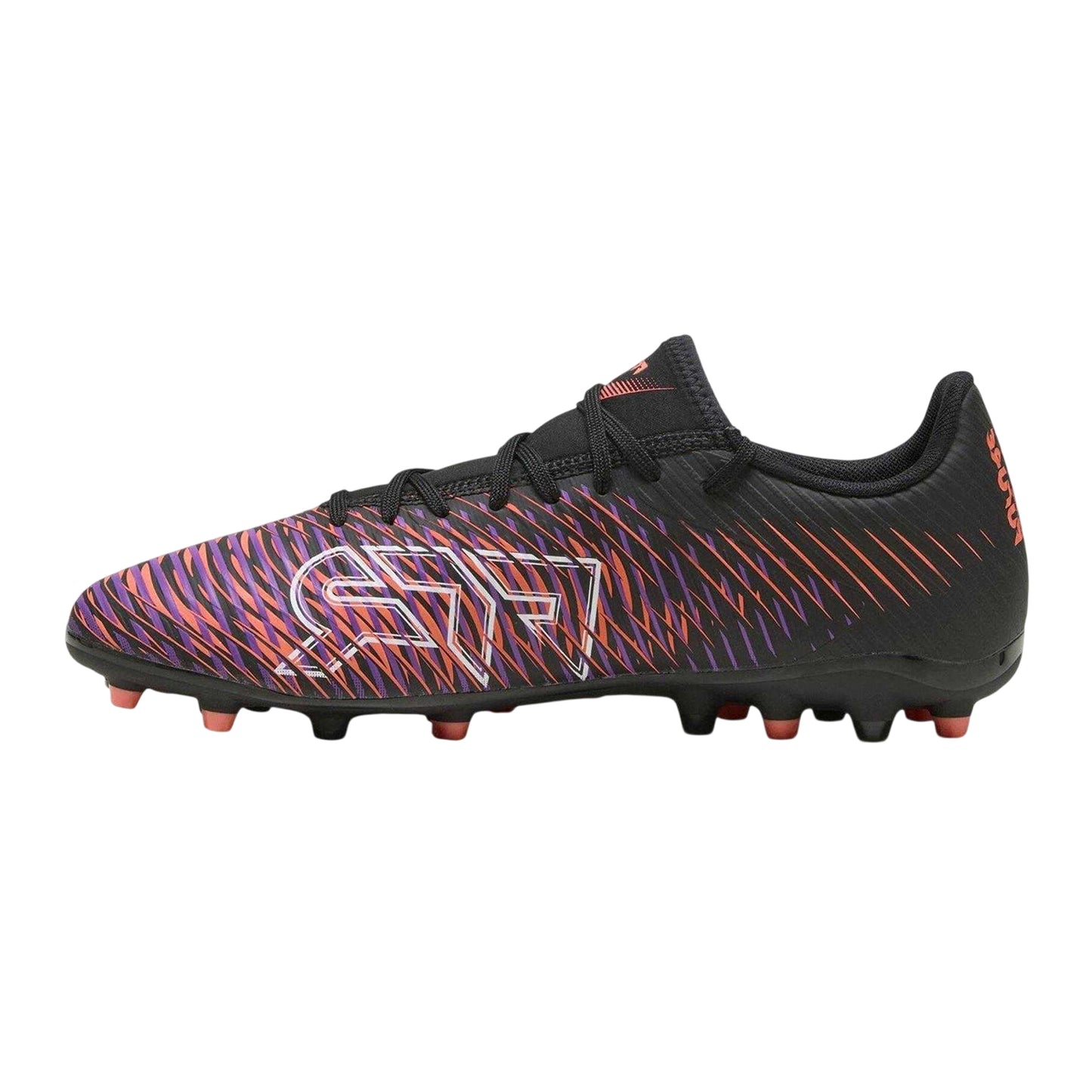 Puma Black-Red - Back - Puma Mens Future 8 Play Firm Ground Football Boots